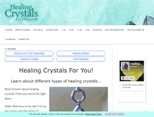 Tablet Screenshot of healing-crystals-for-you.com